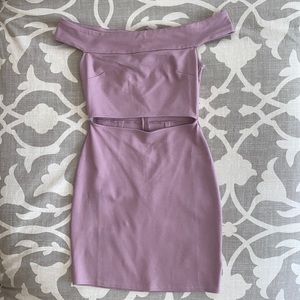 Off the Shoulder Mini Dress